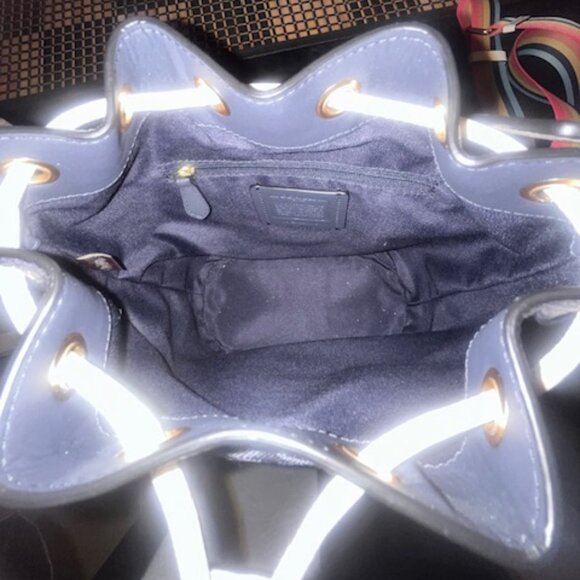 FIRM PRICE/Coach Dempsey Bucket Bag in Signature Denim/FREE SHIP - Picture 11 of 16